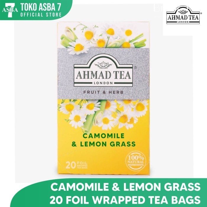 

AHMAD TEA CAMOMILE AND LEMONGRASS 20BAG