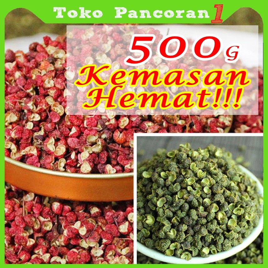

Termurah promo 500gr!!!! Szechuan peppercorn / Sichuan pepper lada / Lada merah /Hua jiao/MALA Pot