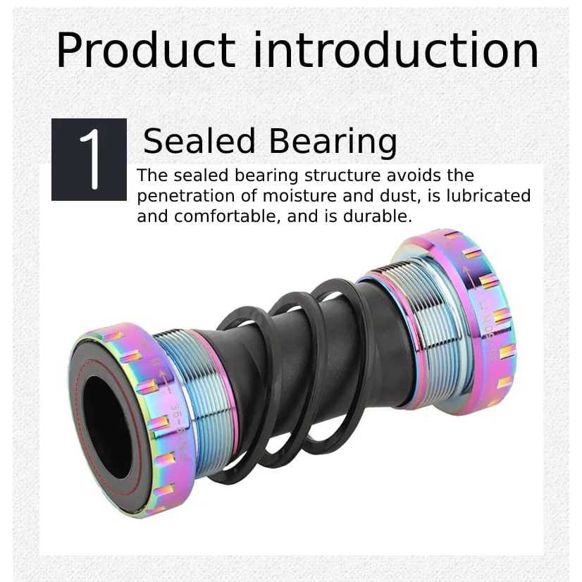 BB Bottom bracket HT2 hollowtech 2 BSA loncer not ceramic shimano sepeda MTB Seli RB Semua Produk Di