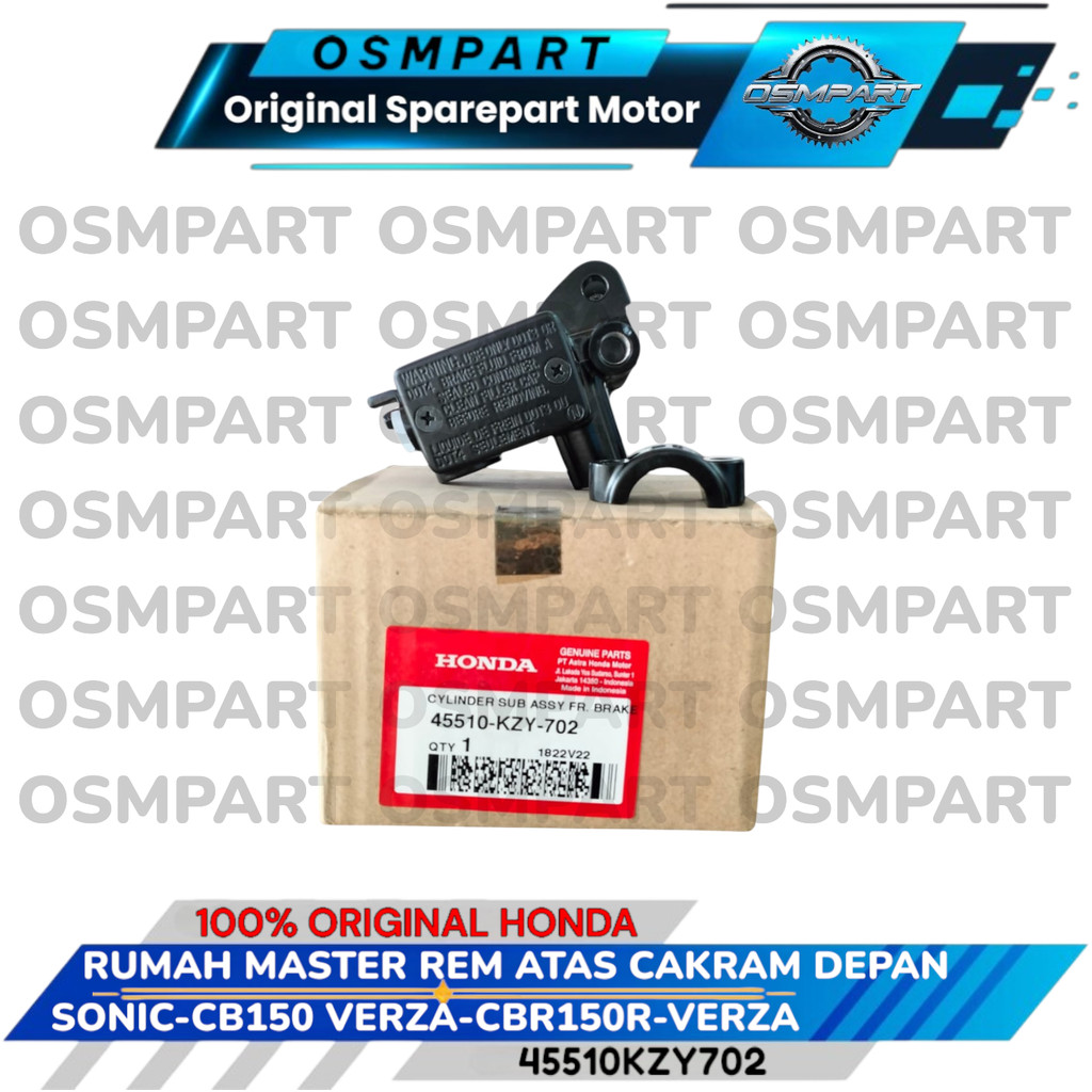 RUMAH MASTER REM ATAS CAKRAM DEPAN CB150 VERZA CBR 150R SONIC 150R VERZA  HONDA ORIGINAL 45510KZY702