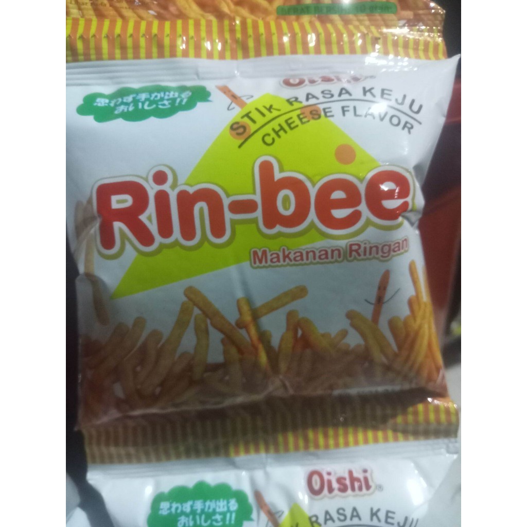 

Rin-bee stick keju makanan ringan 10grx10