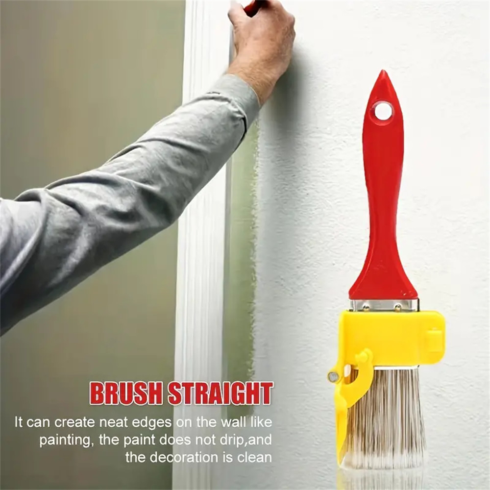 

Edging Color Separation Paint Brush Portable And Durable Lightweight Cleaning Brush Painting Brush With Wooden Handle Tool