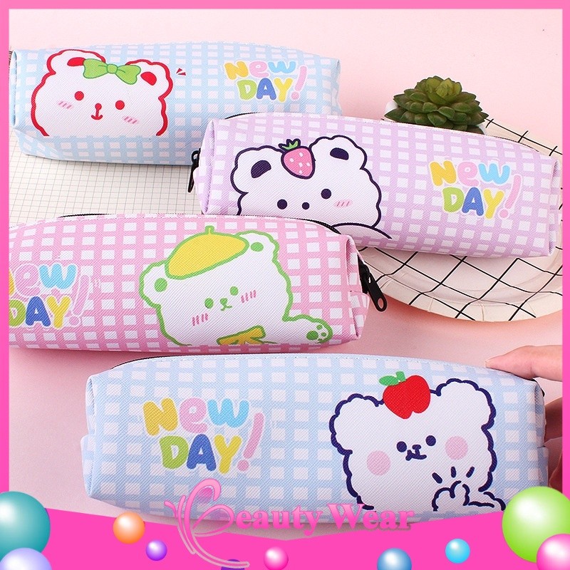 

Tas Pensil Tempat Alat Tulis Motif Beruang New Day Fashion Korea 901