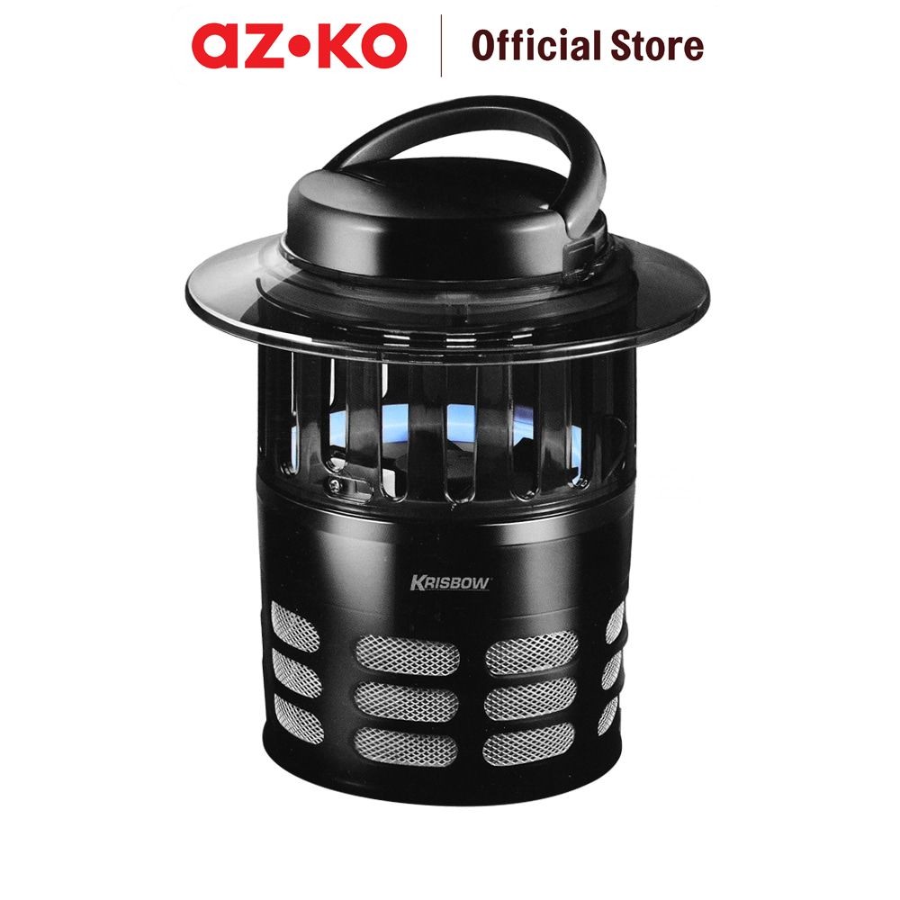 AZKO Krisbow Perangkap Nyamuk 2 watt - Hitam Perangkap Serangga Mosquito Trap Alat Pengusir Pembasmi