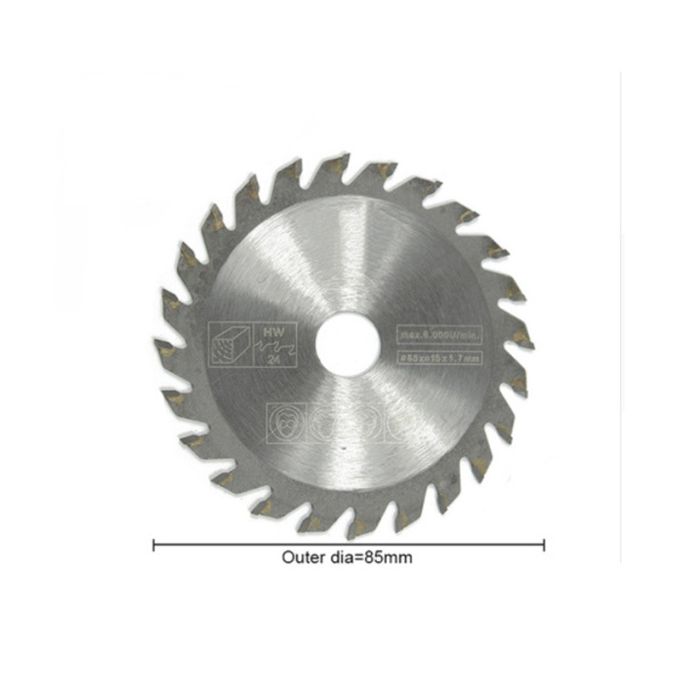 Small circular cemented carbide saw blade 85*15*24T  wood cutting blade Out diameter 85 mm inside di