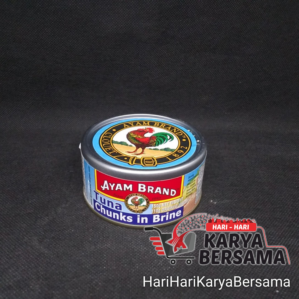 

AYAM BRAND MAKANAN KALENG TUNA CHUNKS IN BRINE LARUTAN GARAM 150GR