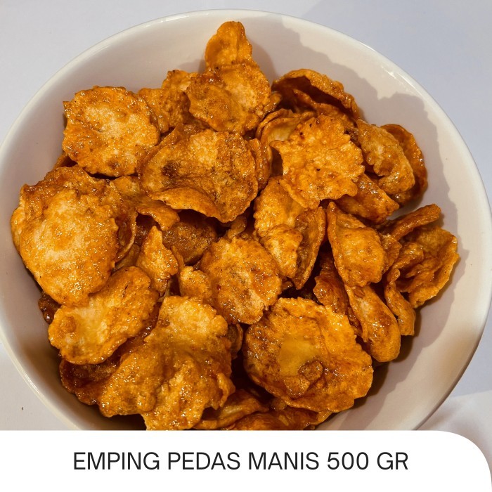 

[New]Promo Emping crispy pedas manis ( renyah )