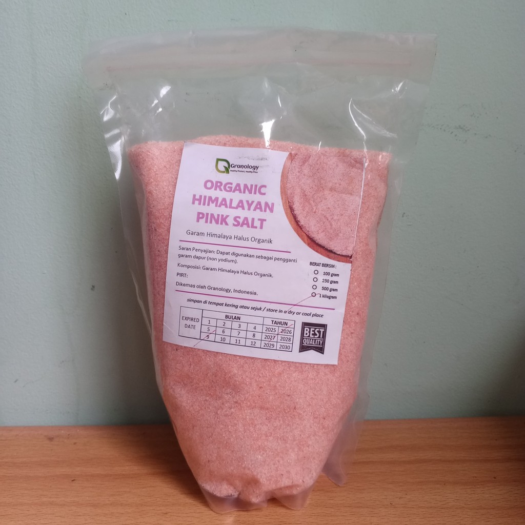 

Garam Himalaya Organik 1kg / Organic Himalayan Pink Salt by Granology