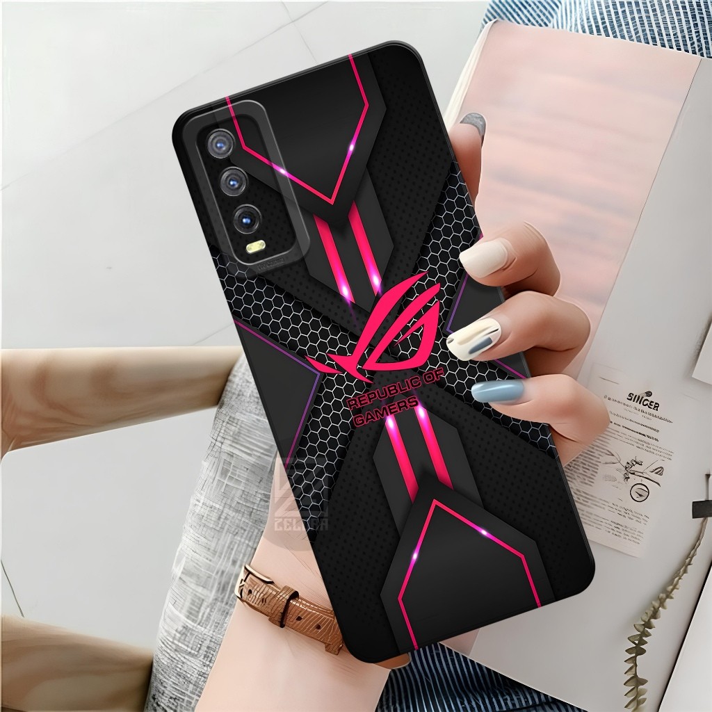 Softcase VIVO Y20 / Y12S / Y20S Terbaru - Case Motif Gamers - Case VIVO Y20 / Y12S / Y20S - Silikon 