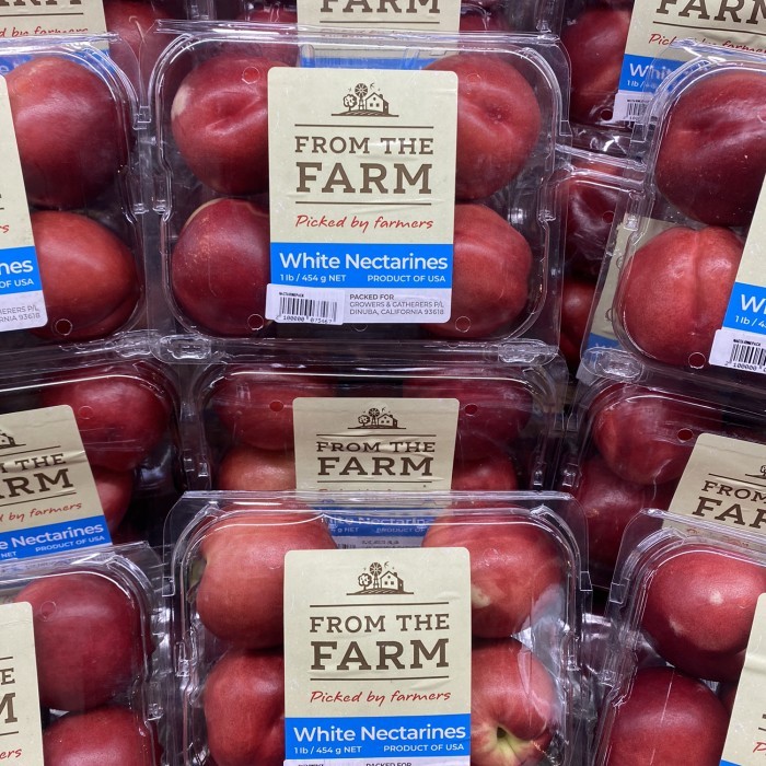 

Nectarine white pack | buah nectarine manis pack 450 grm