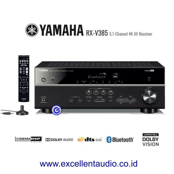 Yamaha RXV385 RXV 385 RX V385 home theatre multichannel amplifier its
