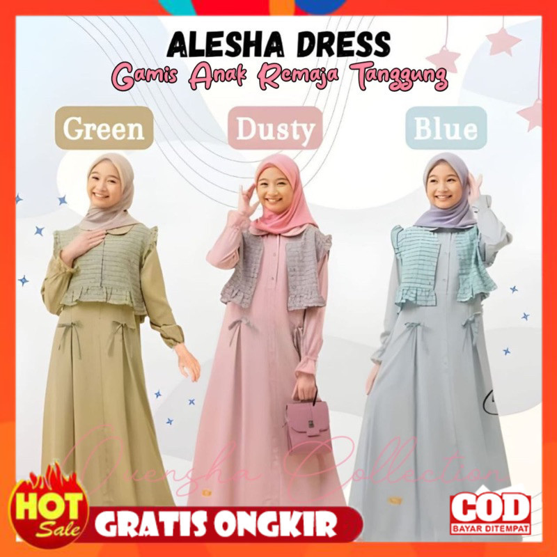 [PREMIUM ORIGINAL] Pakaian muslimah set rompi anak perempuan tanggung umur 10th 11th 12th 13 Tahun G