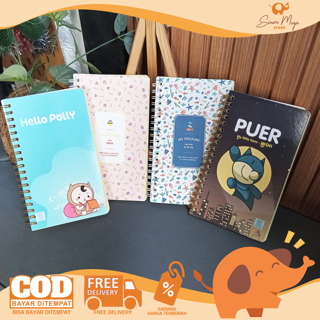 

OXFORD Mini Spiral Notebook 80 Lembar A6 - Buku Catatan Kecil Cover Lucu Murah
