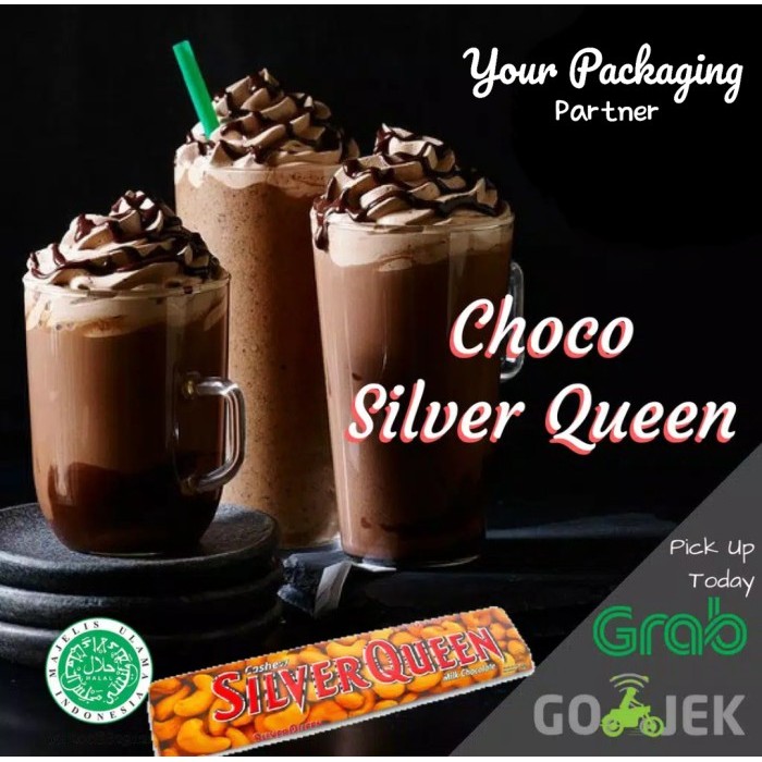 

Bubuk Minuman Coklat rasa Silverqueen 1 Kg / Nyoklat SIlverqueen