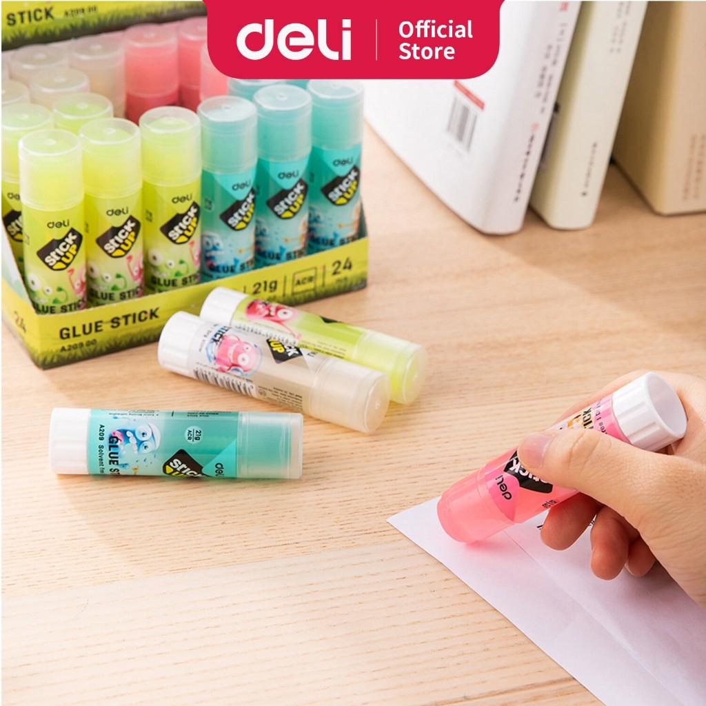 

Deli Lem Stik Gel 8/21g Warna Transparan tidak beracun EA20900
