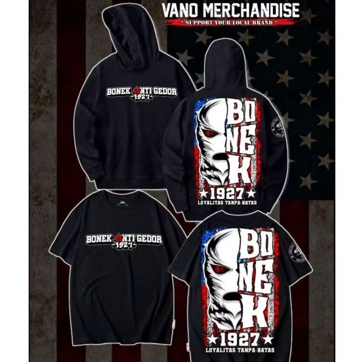 Kaos Hoodie Ts Hoodie Bonek Persebaya Surabaya Black Distro