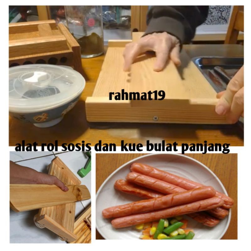 alat cetak kue bolu panjang / cetakan sosis / alat cetak kue roll bulat