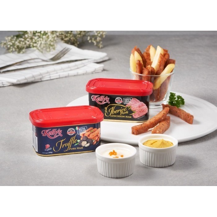 

KELLY'S Premium Luncheon Ham Meat 200gr asal Singapore