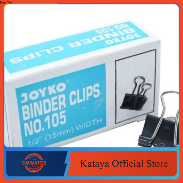 

Penjepit Kertas/Binder Klip/Binder Clip No.105 Joyko