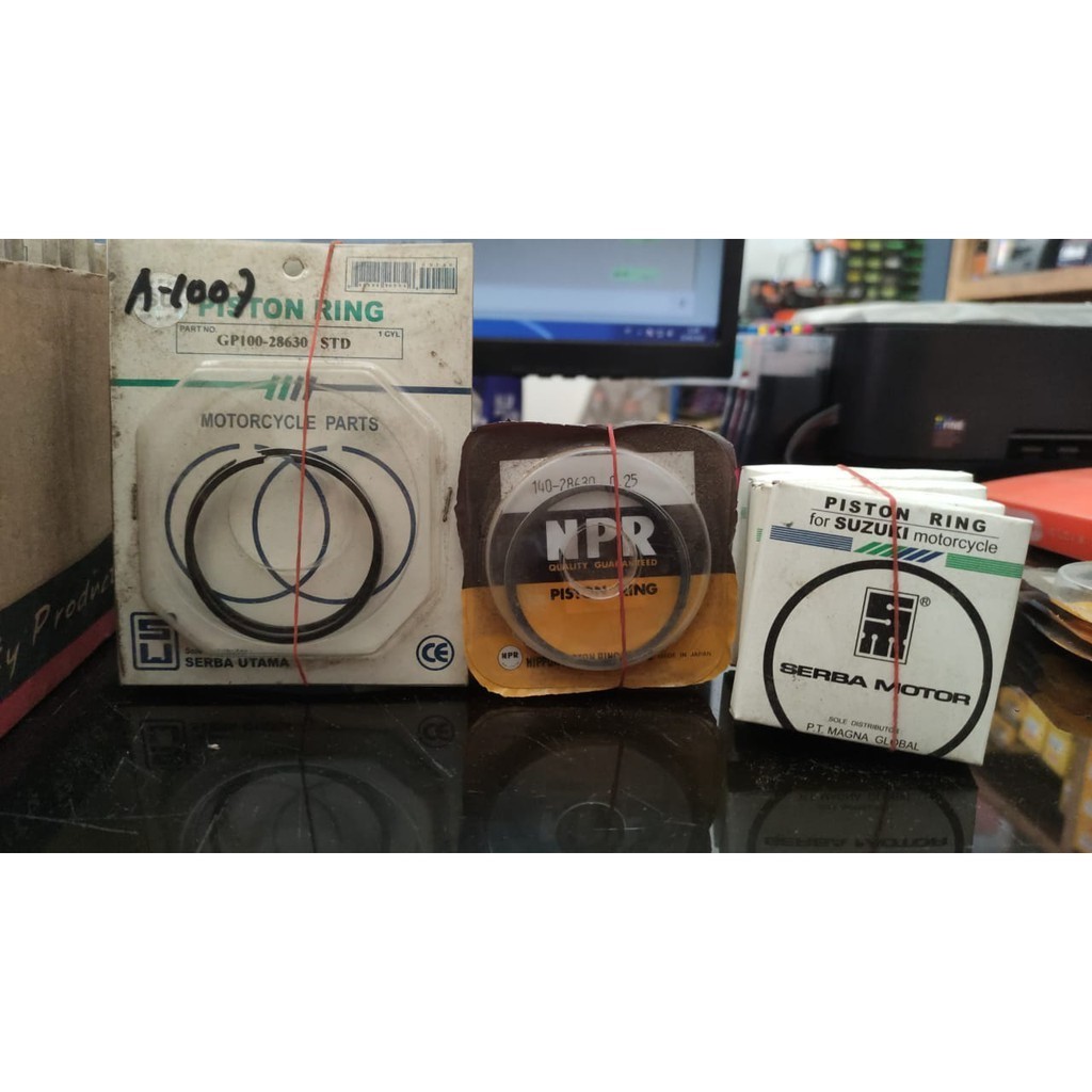 Grosiran Promo/Ring Seher Ring Piston Suzuki A100 OS 0 50 100 SM NPP TEBAL