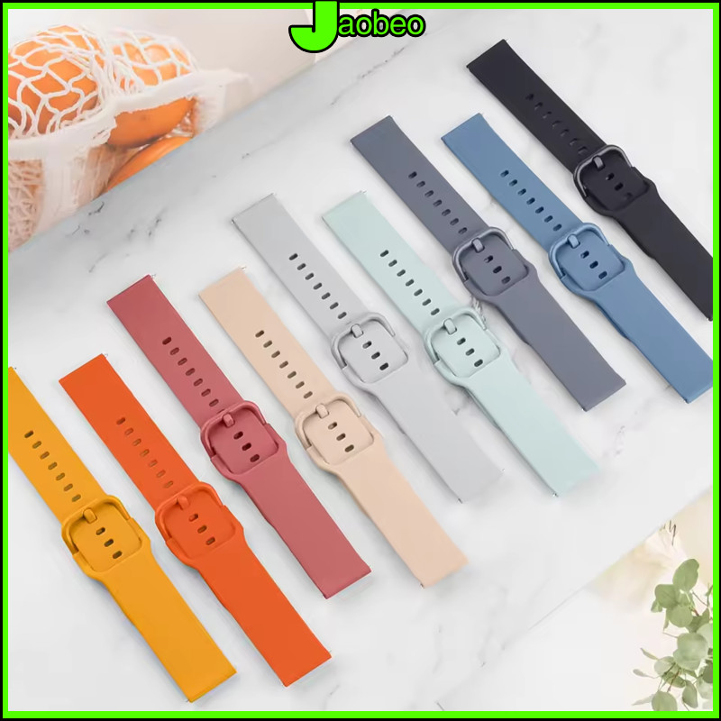 20mm / 22mm Quick Release Rubber Band for Samsung Galaxy Watch FE 7 6 5 4 Silicone Strap for Smartwa