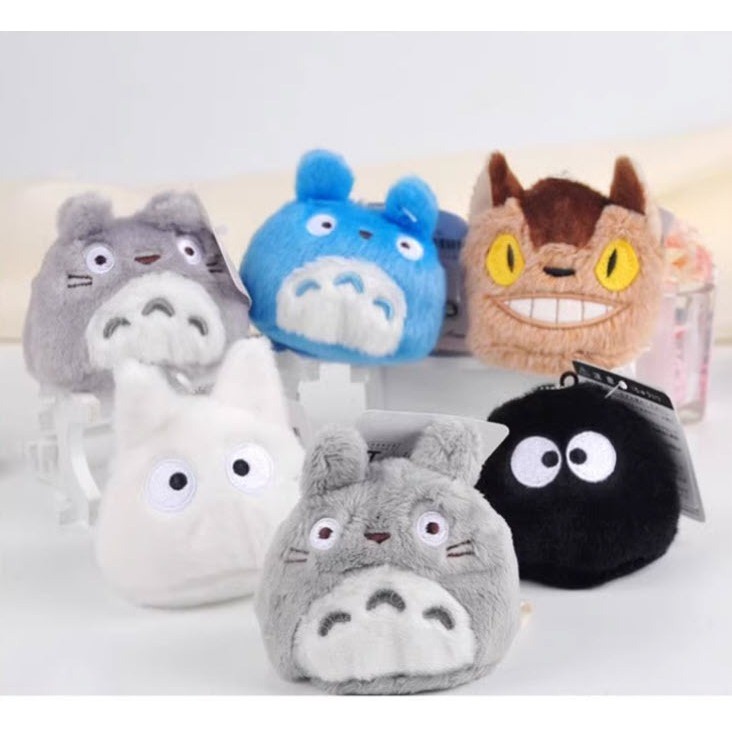 Hayao Miyazaki Totoro Plush Doll Set isi 6 pcs | Plush doll Totoro set