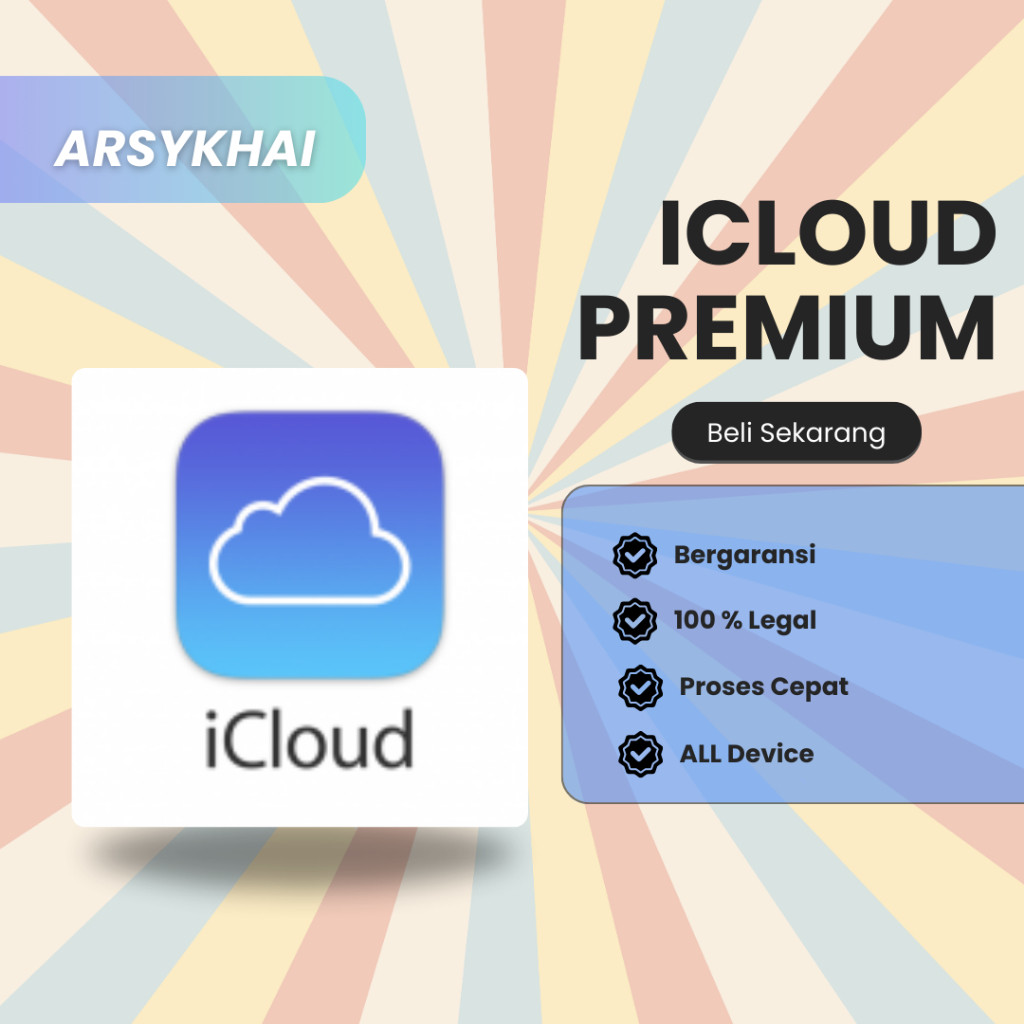 [ ASRY ] Icloud Storage 2tb / 200gb untuk 1 Tahun 1 TAHUN FAMILY SHARING
