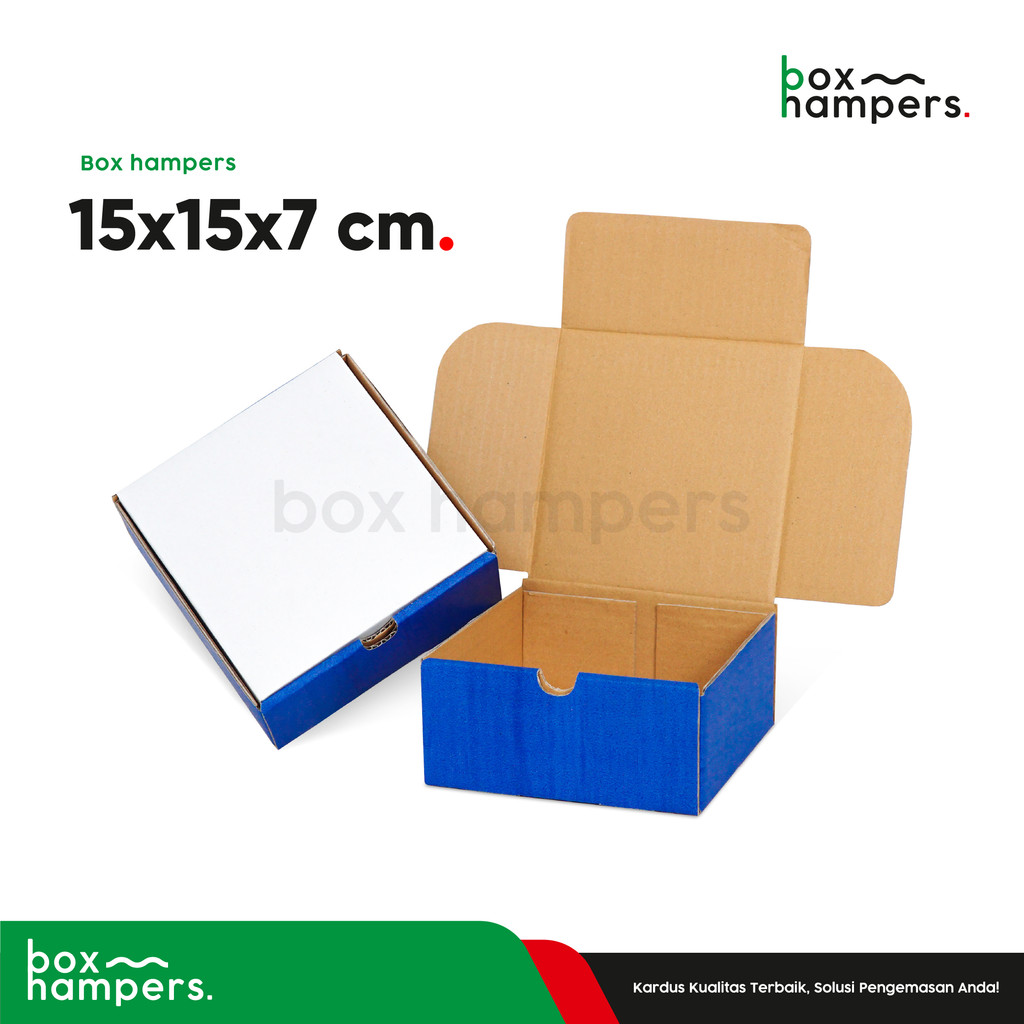 

Box 15X15X7 cm LD Kardus/Kardusmini/Karduskecil/Boxkecil/Karton/Kartonmini/Kemasan/Hampers/Gift/skincare/tinggi7