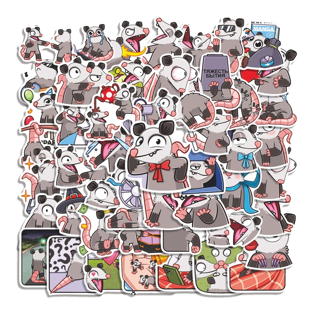 

COD 50 Pcs Stiker BROTHERS TAIL Lucu Anti Air Untuk Dekorasi Notebook Sepeda Skateboard Handphone DIY