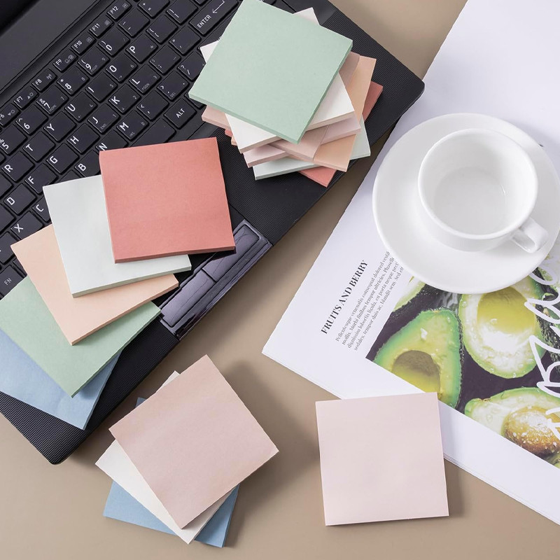 

100 Lembar Morandi Color Sticky/ Warna Sticky Note Memo Label Sticker Bookmark/Sekolah Office Supplies— Hibio Present