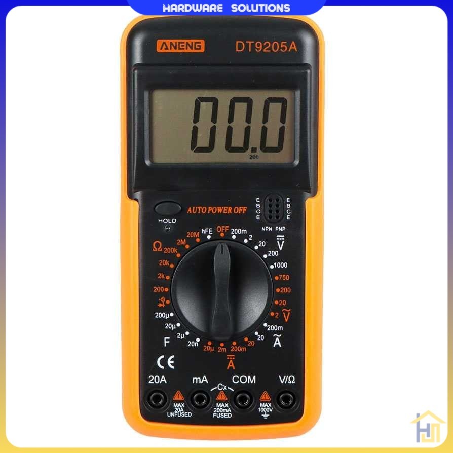 ANENG Digital Multimeter Voltage Tester - DT9205A
