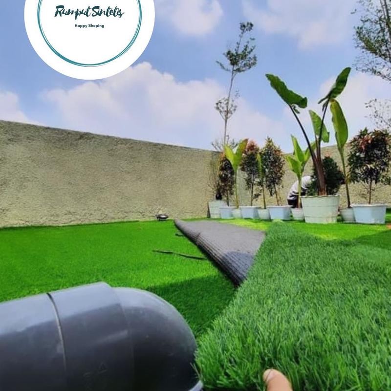 Rumput sintetis swiss tebal 3cm ukuran 100CM x 25CM /rumput sintetis /rumput sintetis murah /rumput 