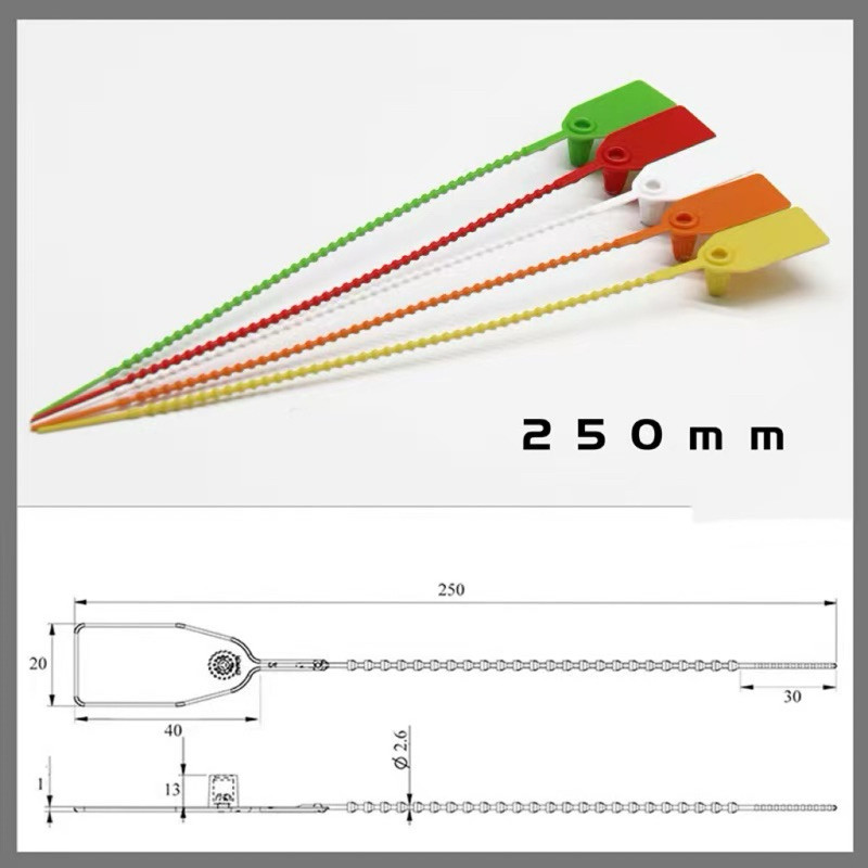 

RB 100pcs Security Seal Segel Plastik Sekuriti Dengan Nomor Segel Koper Panel Container Tag