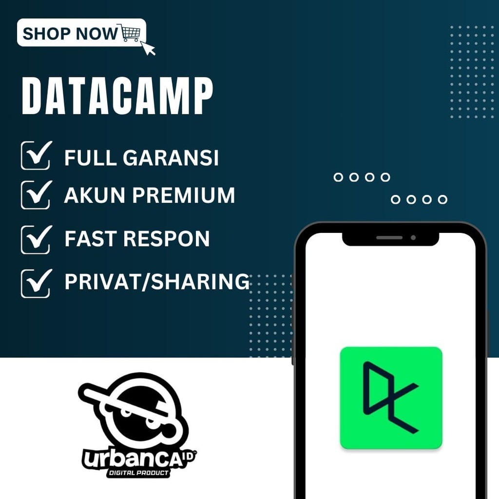 Datacamp Premium 1 Tahun Full Garansi (Proses Tercepat Buka 24 Jam)