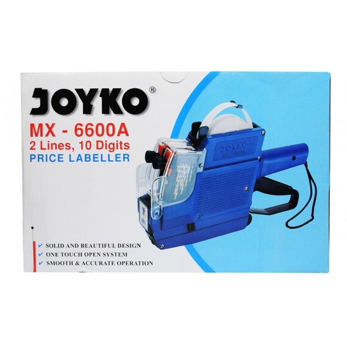 

Label Harga / Price tag Joyko MX-6600A 2 Baris 10 Digit