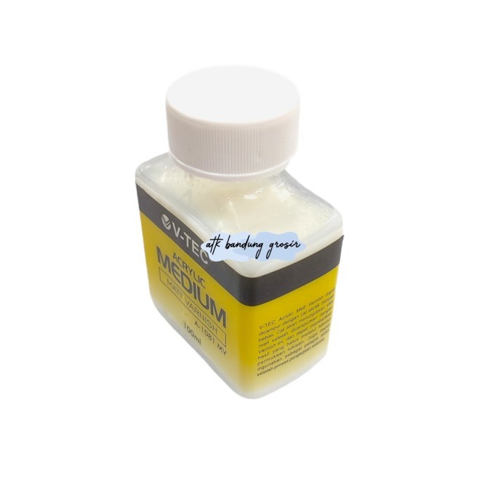 

V-TEC Acrylic Medium Matt Varnish A-1081 MV 100ML EFEK WARNA MATT
