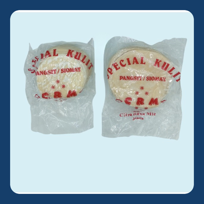 

[BISA KIRIM LUAR KOTA] Kulit Pangsit Siomay Kulit Dimsum Bulat CRM