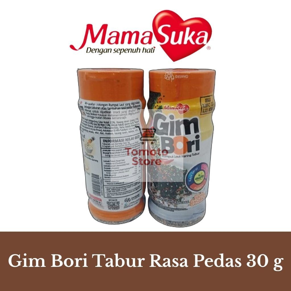 

✨ TOMOTOSTORE ✨ MAMASUKA Gim Bori Rumput Laut Kering Tabur Spicy