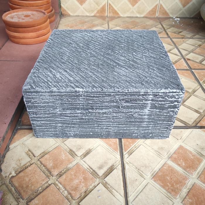 standing kaki pot semen kotak D33*33 T16cm