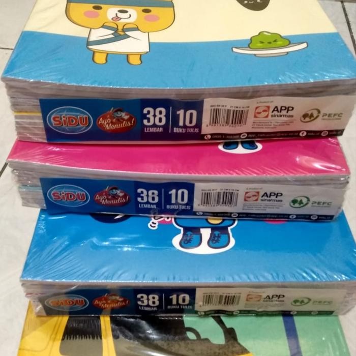 

TERLARIS! PROMO 1 PACK BUKU TULIS SIDU ISI 10 DAN 5 BUKU ( 38 LEMBAR ) Kertas Putih Paper Stationery - HARGA 5 BUKU