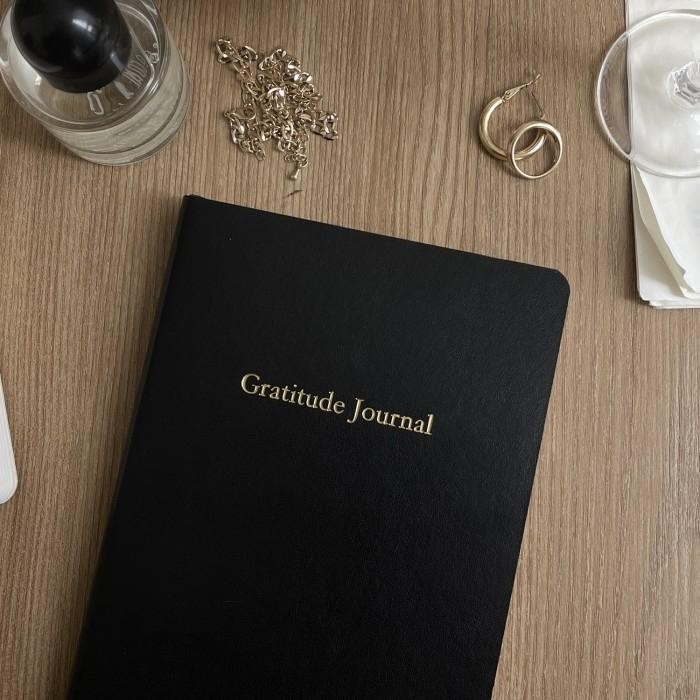 

TERLARIS! Gratitude Journal Leather - Black