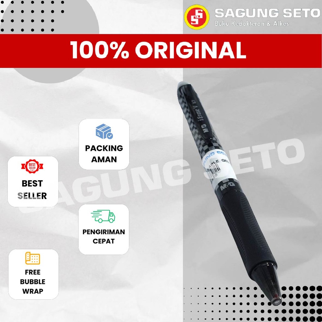 

PEN ERASABLE GEL PEN V 0.7 MM BLACK AKPH3271 / PULPEN BISA DIHAPUS TINTA HITAM 0.7 MM