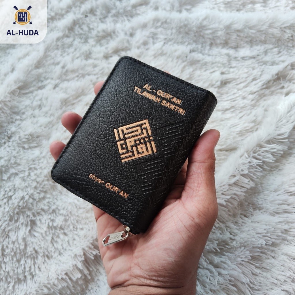 HUDA Alquran Tilawah Santri Saku A7 Resleting Abyan Qur'an Rasm Utsmani