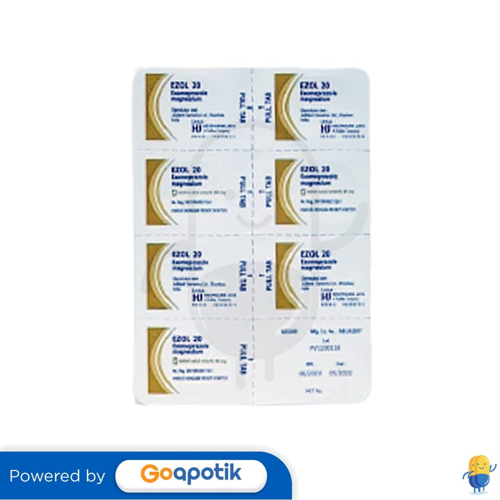 Ezol 20 Mg Strip 7 Tablet