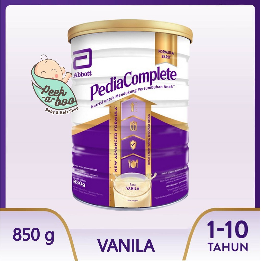 

PEDIASURE COMPLETE PEDIACOMPLETE VANILA 800gr Susu Pertumbuhan