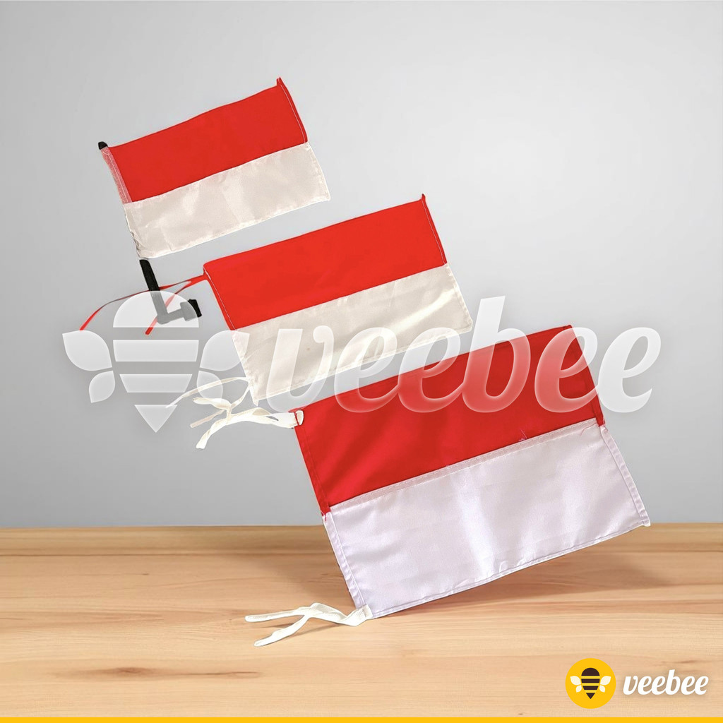 Bendera tiang Motor Mobil Sepeda Merah Putih/ Bendera minikecil dirgahayu RI/ bendera kemerdekaan