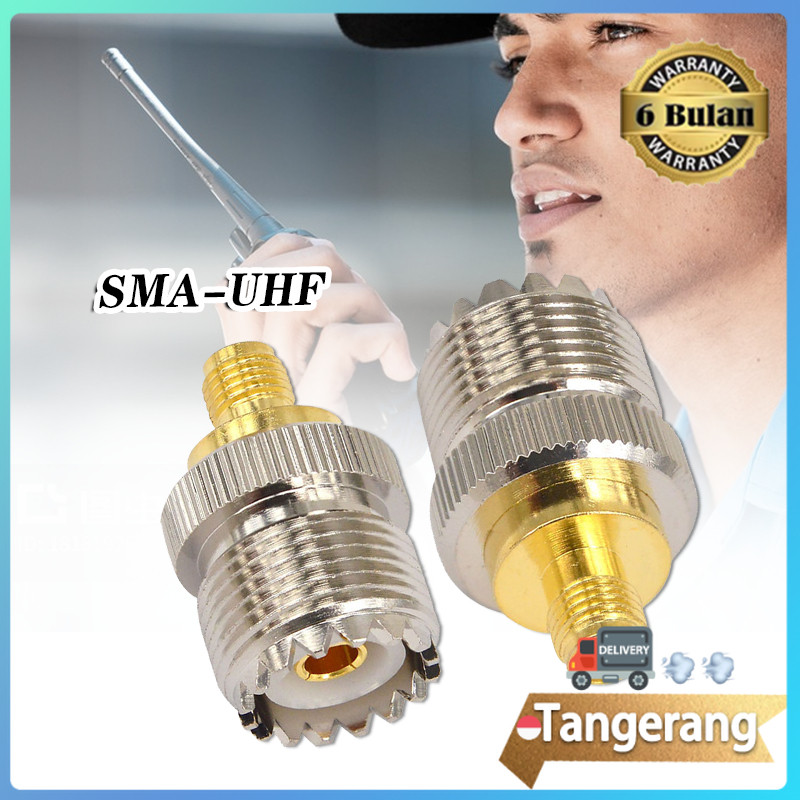 Konektor Adapter PL259 SMA Female to UHF Female - Konektor HT Adapter