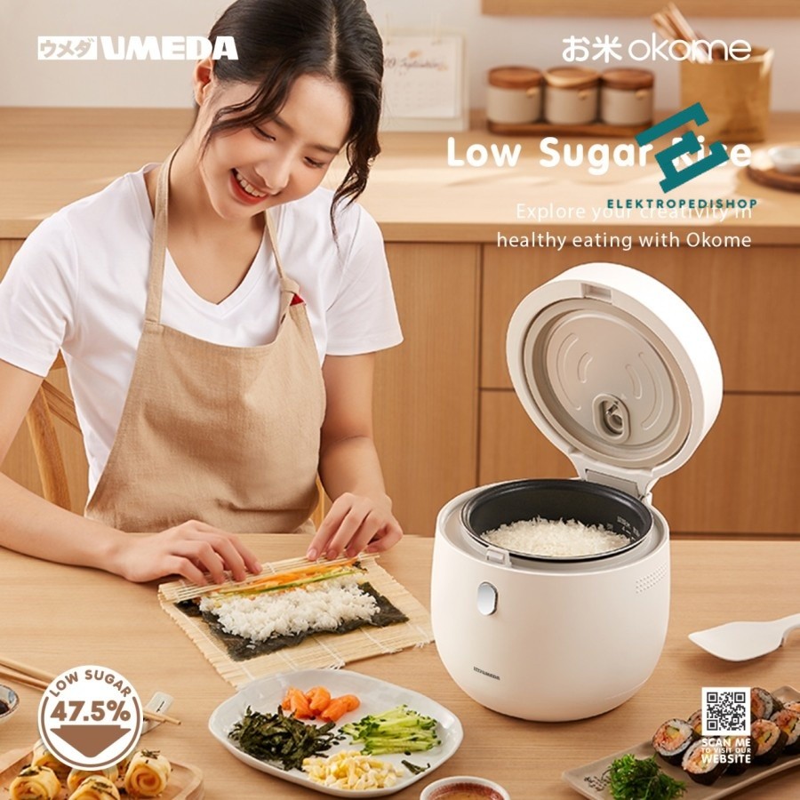 Umeda - Rice Cooker Low Sugar Smart OKOME