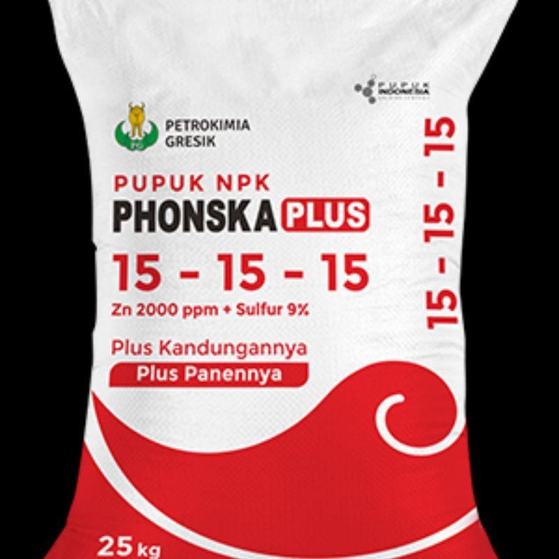 Petrokimia Gresik Phonska Plus NPK 15-15-15 25kg Pupuk Majemuk untuk Pertumbuhan Tanaman Padi Nutris