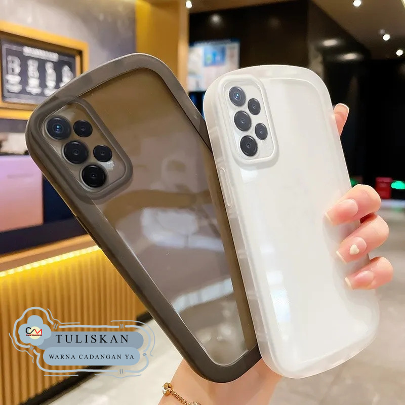 [Cg] Silikon Casing Samsung A72 A7 2018 A750 Softcase Oval Bumper Pelindung Kesing Oval Case Clear